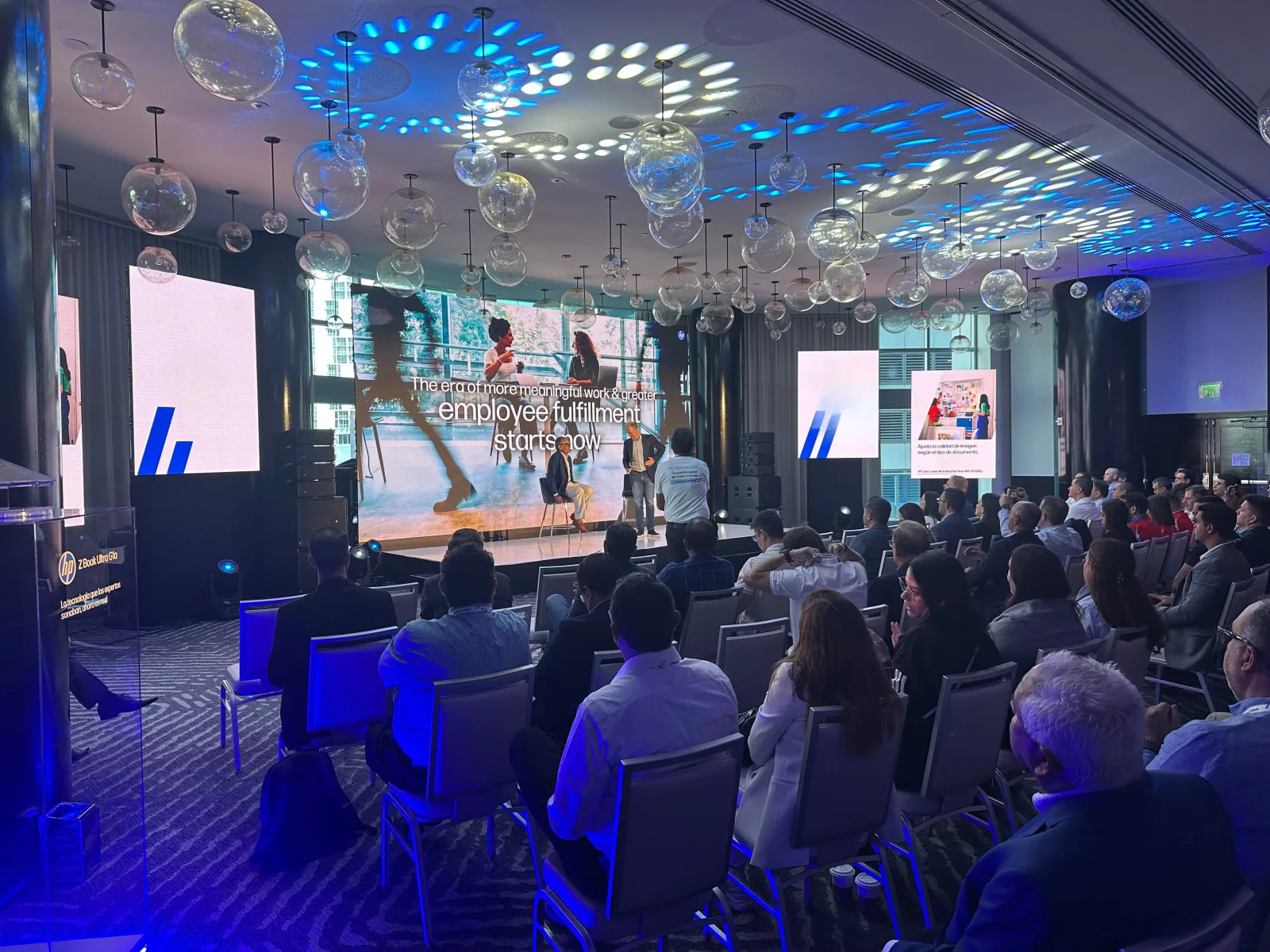 Audience at a corporate conference produced by Full Moon Creative in South Florida