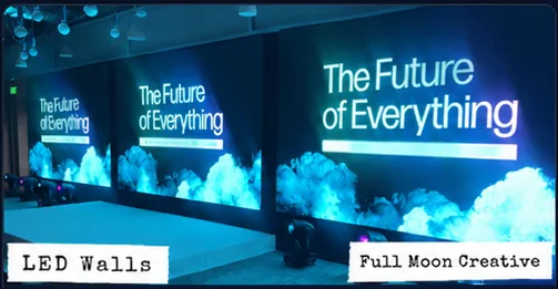 LED video walls for South Florida live events by Full Moon Creative
