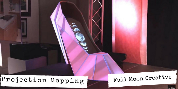 Projection mapping for live events by Full Moon Creative in South Florida
